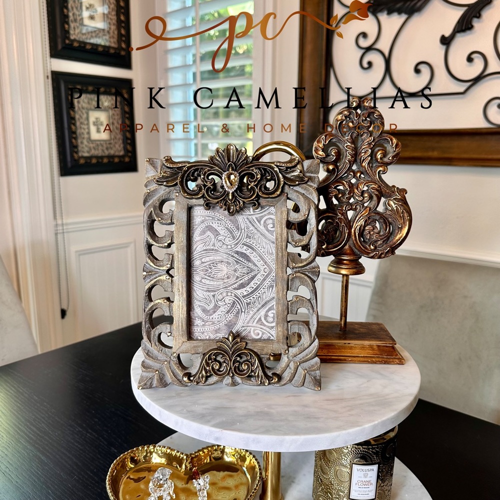 Fleur de Lis Picture Frame 4 x 6